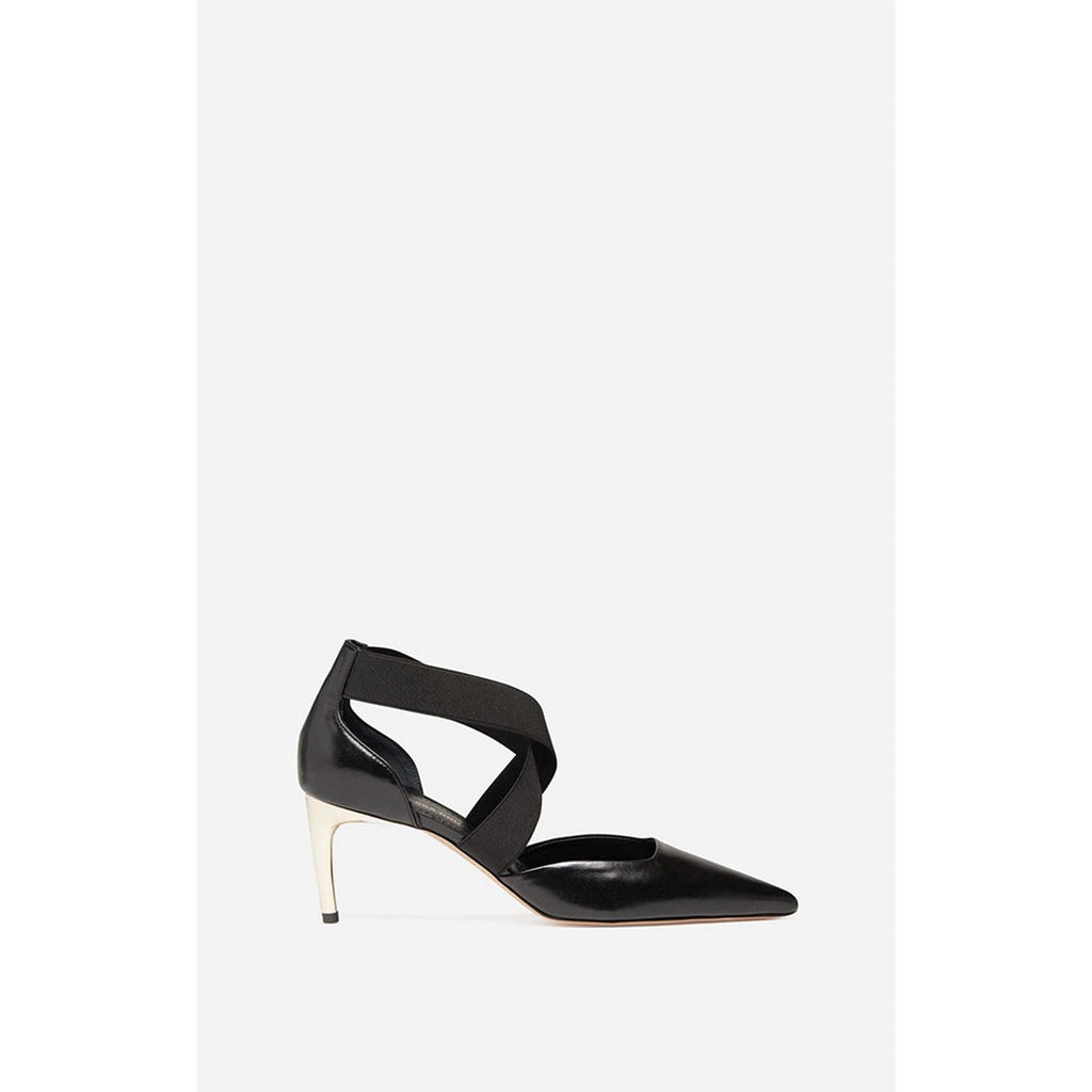 Escarpins En Cuir - Noir