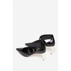 Escarpins En Cuir - Noir