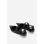 Ballerines En Cuir - Noir