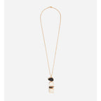 Long Necklace - Black and White