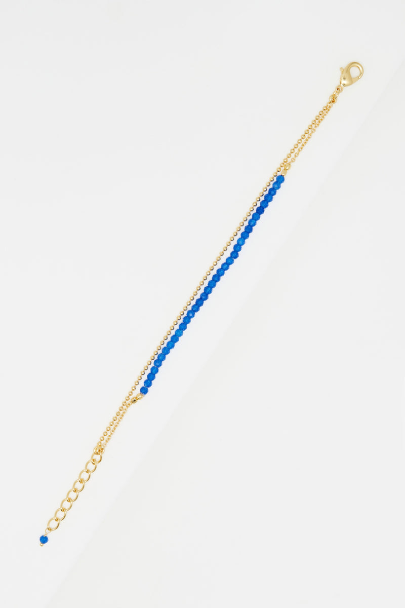 Pulsera "Hannael" Jades - Latón dorado