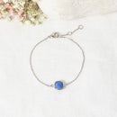 Pulsera "Lilou" Aventurina Azul - Latón