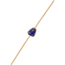 Pulsera "Frida" Lapis - Latón dorado