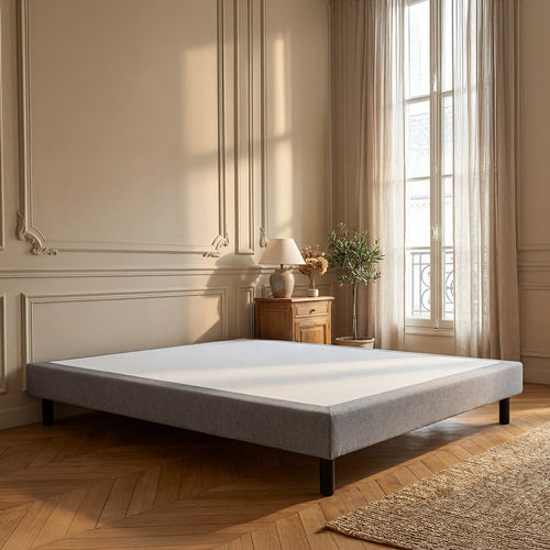 Sommier Tapissier Clemence En Kit - Gris