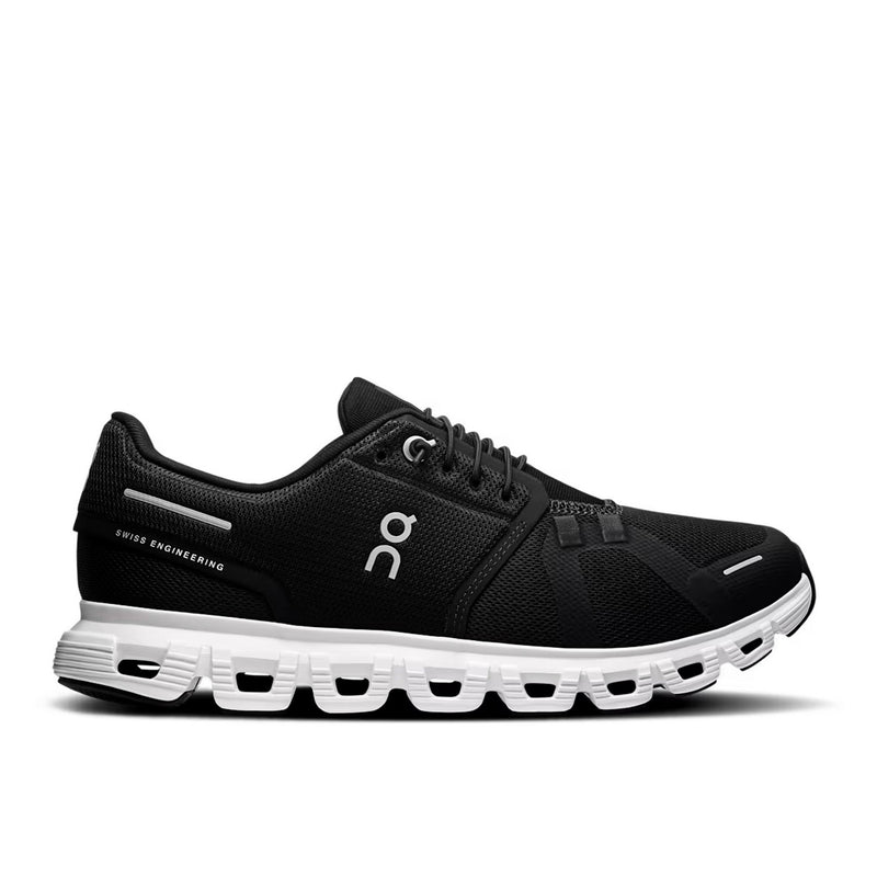 On Running Cloud 6 Black White (W)