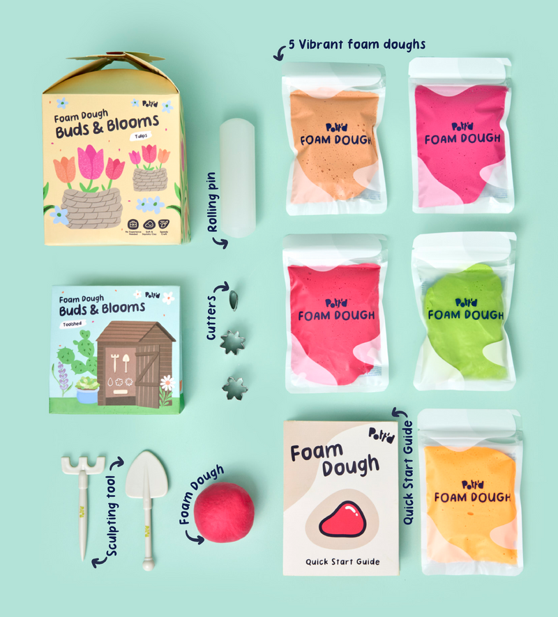 Foam Dough Collectibles: Buds & Blooms - Tulips
