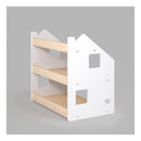 Bibliothèque & Étagère À Jouets Duo – Blanc & Gris