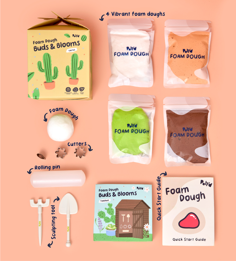 Foam Dough Collectibles: Buds & Blooms - Cactus