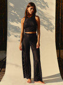 Pantalon Black Stripes Transparent