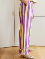 Pantalon Jaune & Violet Gasty