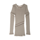 Camiseta Winter Fog Stripes de lana merino atlántica - Selección Minimalisma disponible en amaetc.com, concept store ecológico para niños