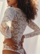 Body White Roses dentelle