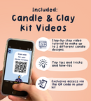 Creative Candle & Clay Kit - Geometric Glow