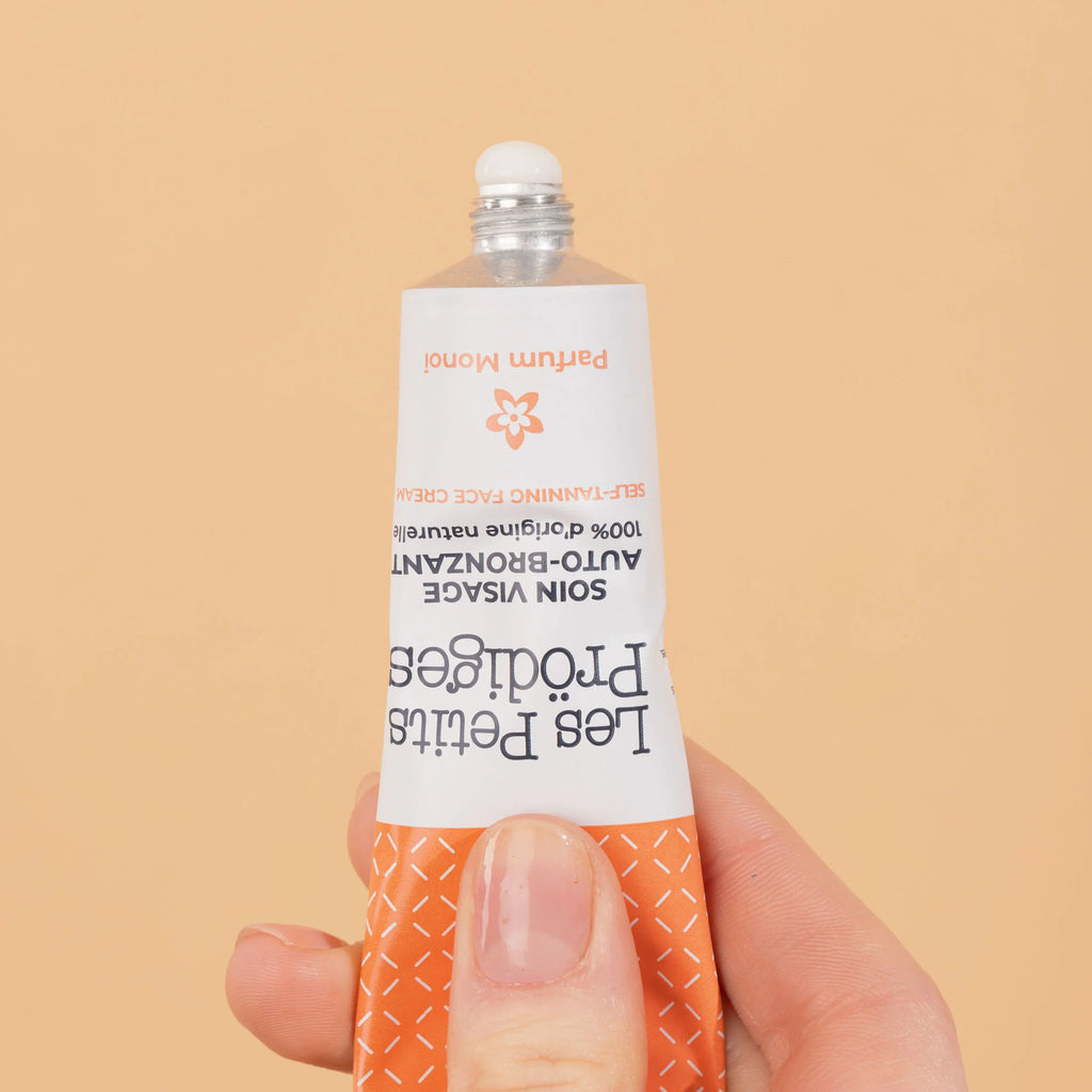 soin visage autobronzant monoï hydratant bio naturel