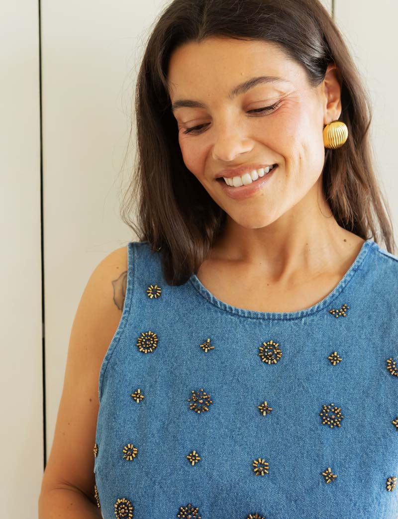 Blaues Kleid Felicie