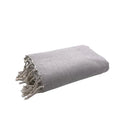 Fouta Eponge Unie Gris calcé - 100 x 200 cm | Towel