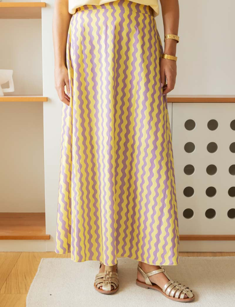 Jupe Jaune & Lilas Yvelle