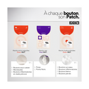 Kit Trio Patchs Boutons