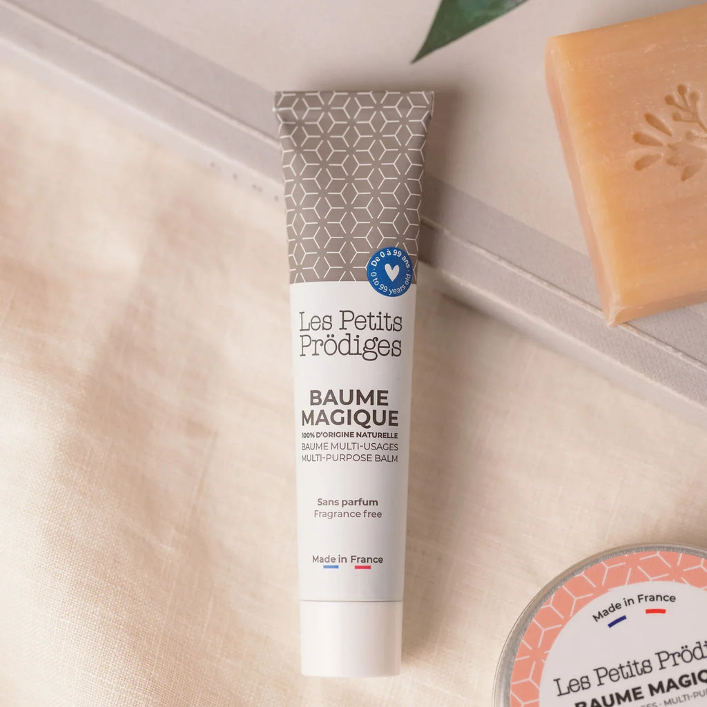 Baume Magique Naturel en Tube remplace 10 produits Multi-usages dès bébé naissance