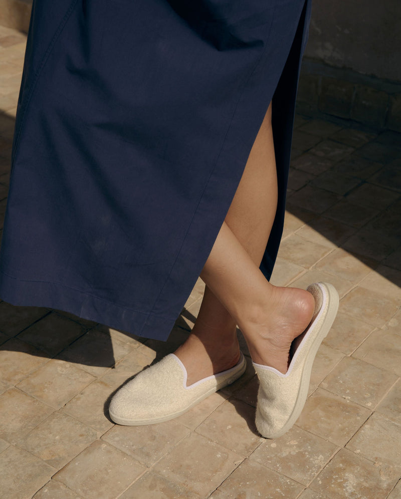 Jupe Longue Coton Bio - Marine - Femme