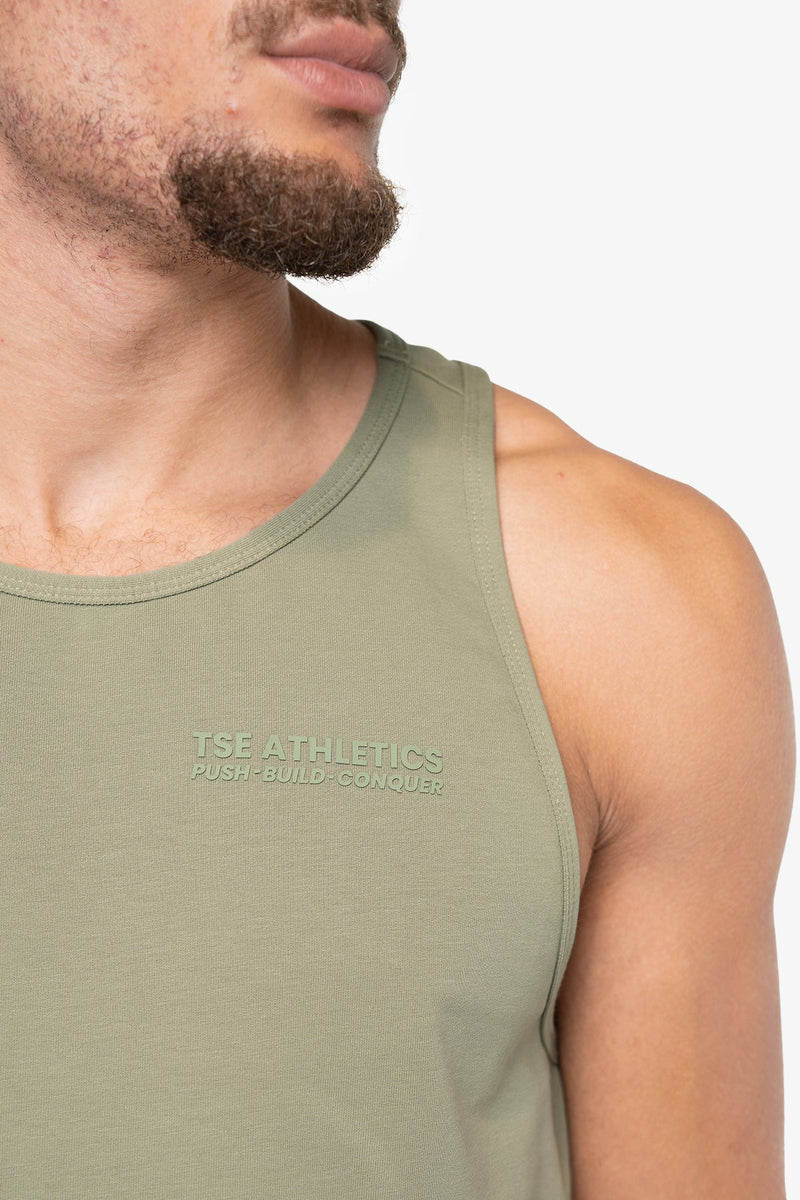 Tank Active Terry - Frosty Green