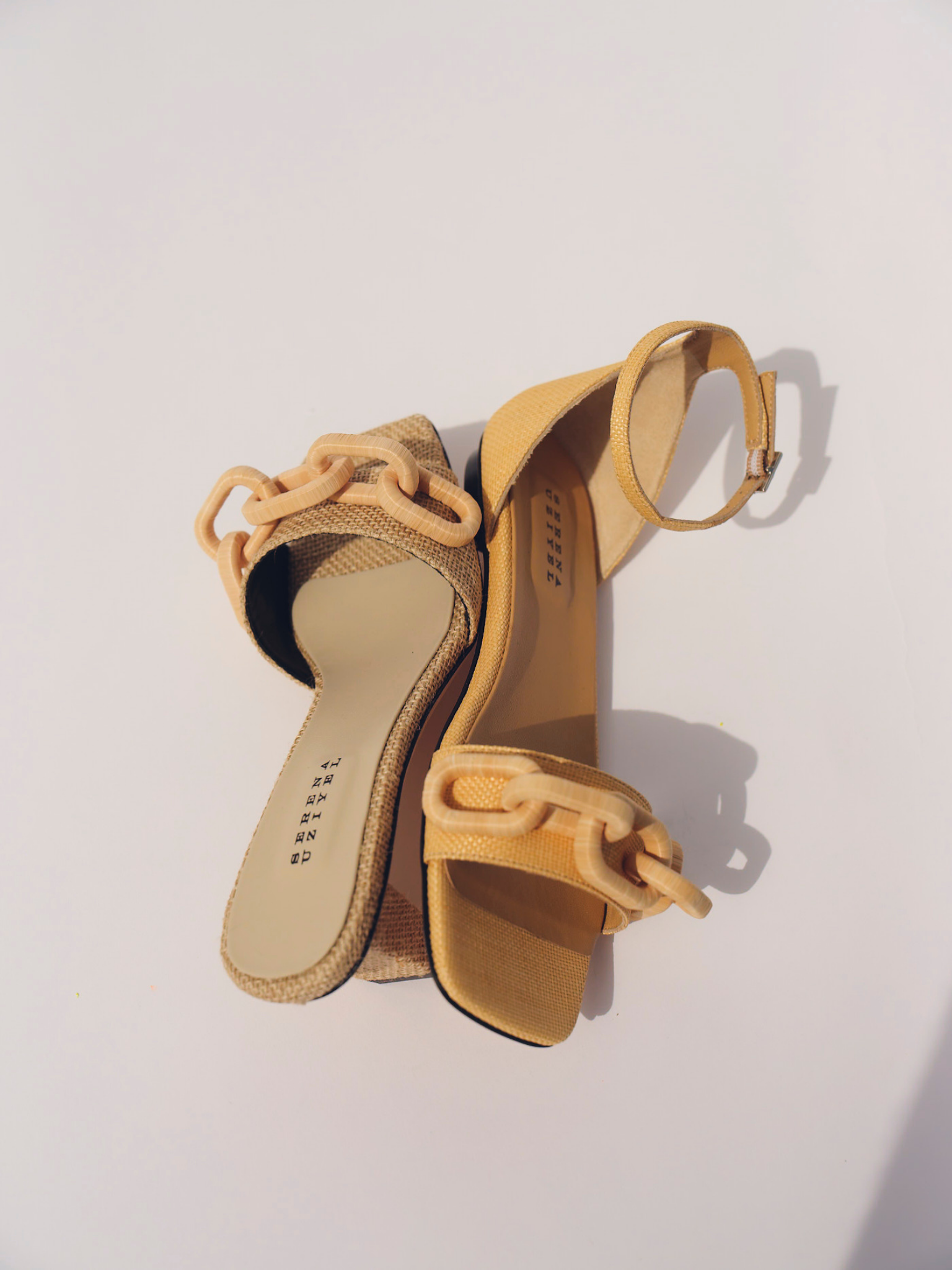 Catena Natural Flat Ankle Sandal