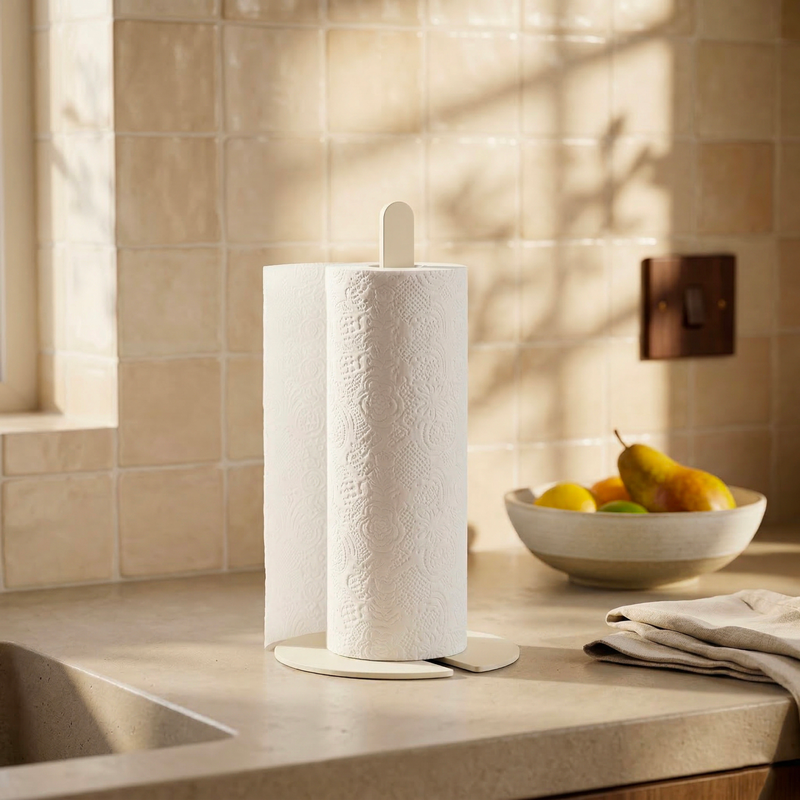 Paper Towel Holder - Cream