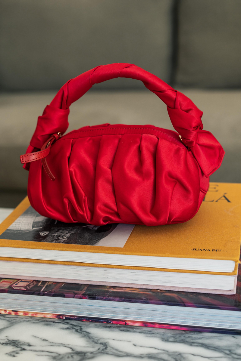 Sac Moi&Sass Satin Rouge
