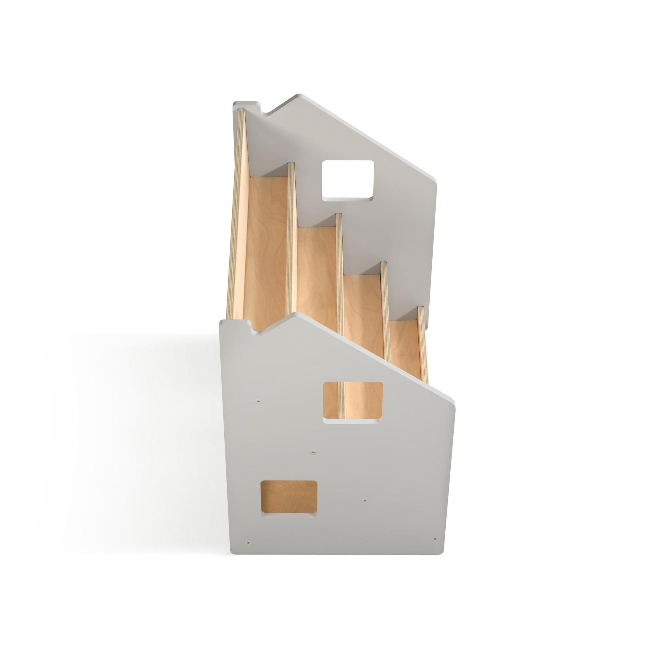 Bibliothèque Enfant – Blanc & Gris
