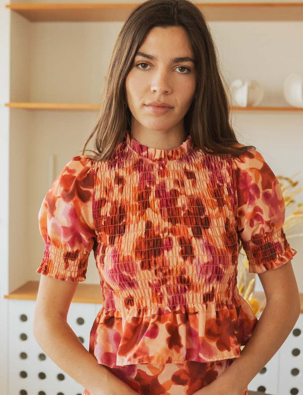 Top floreale Paloma