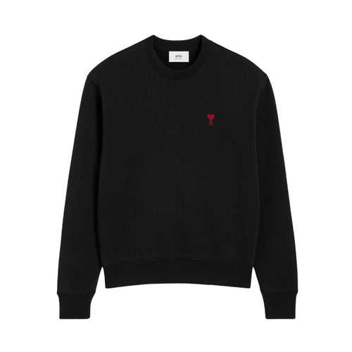 Ami De Coeur Sweatshirt – Ami Paris – Black Red