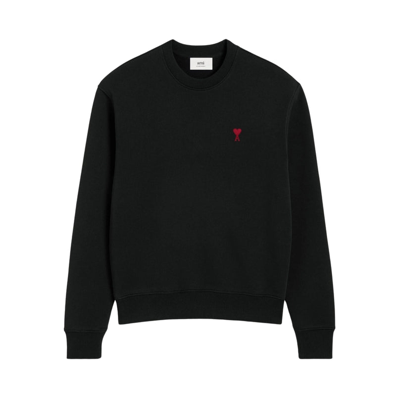Ami De Coeur Sweatshirt – Ami Paris – Black Red