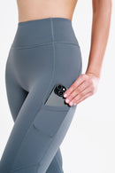 Legging Power - Blue Fog