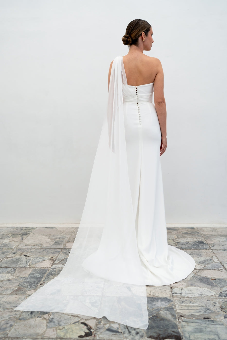Ruby Wedding Dress - Silk White