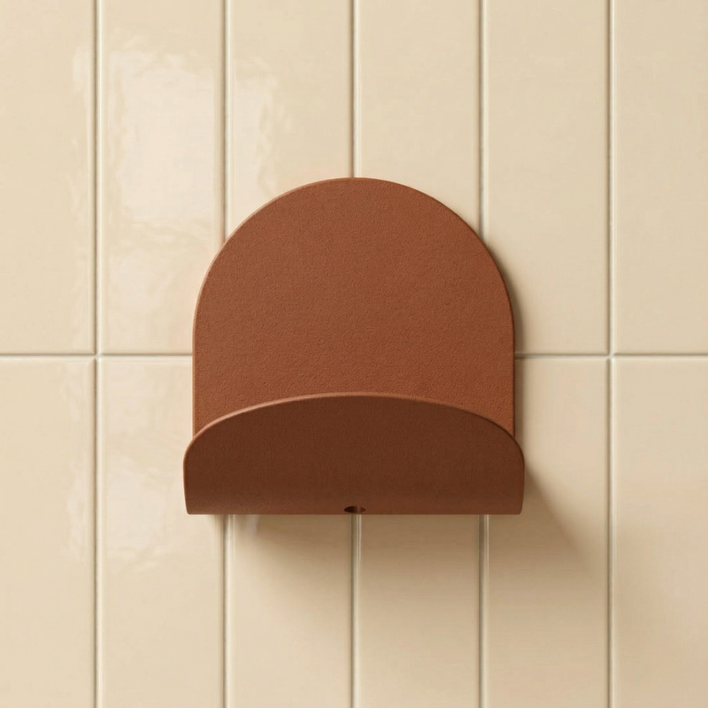 Coat hook - Le Malin - Large model - Terracotta