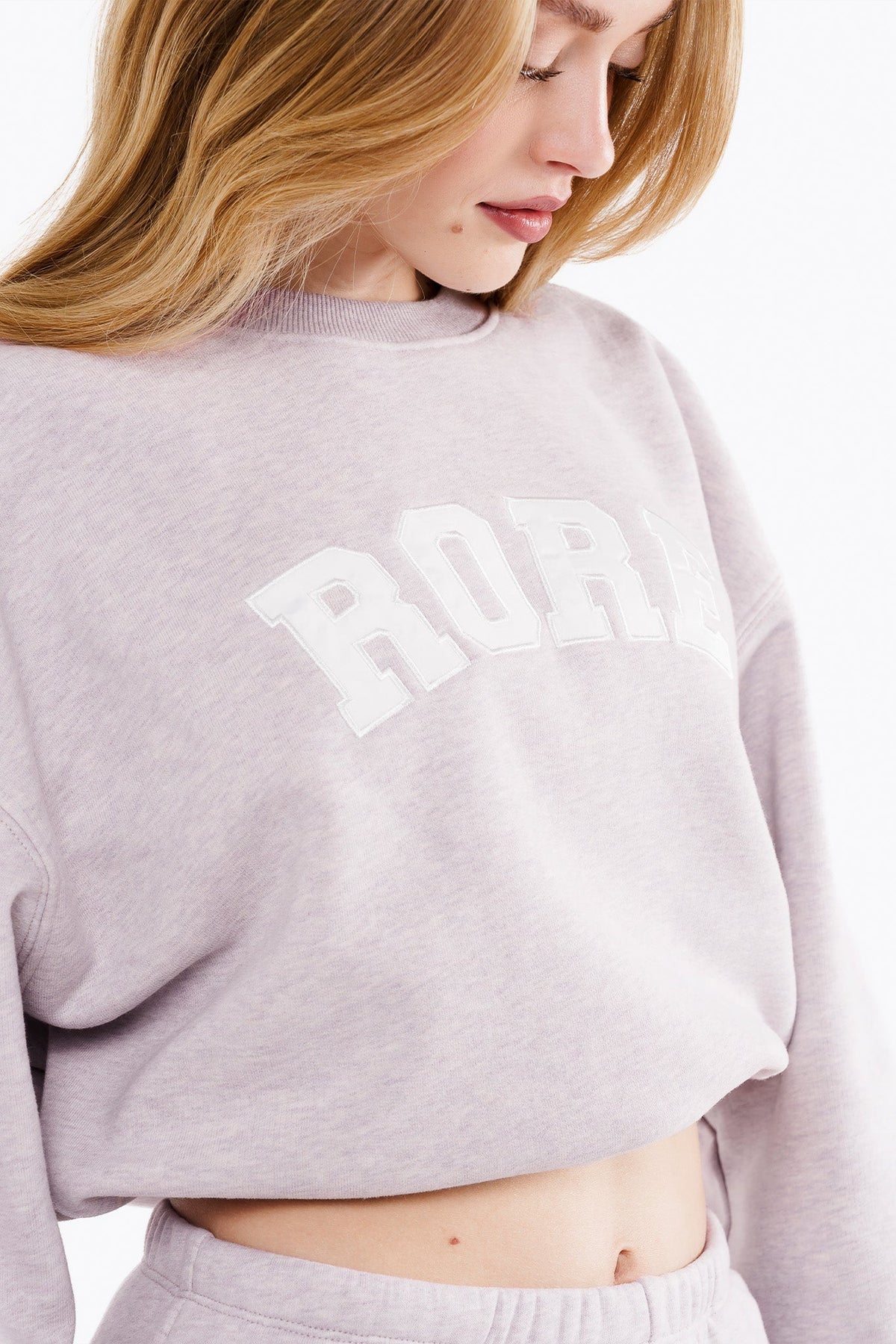 Sweat IVY Crop - Lavender Haze