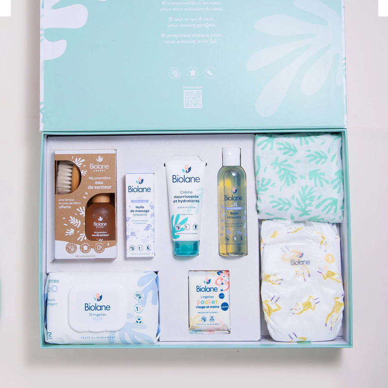 Coffret Cadeau De Naissance - Vert