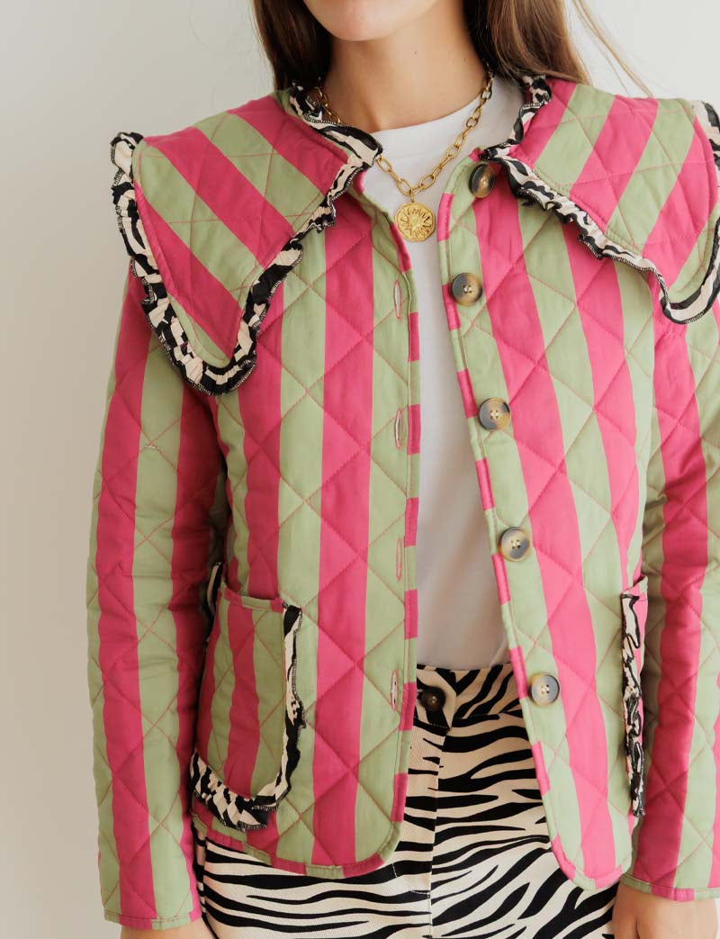 Veste À Rayures & Zèbre Lola