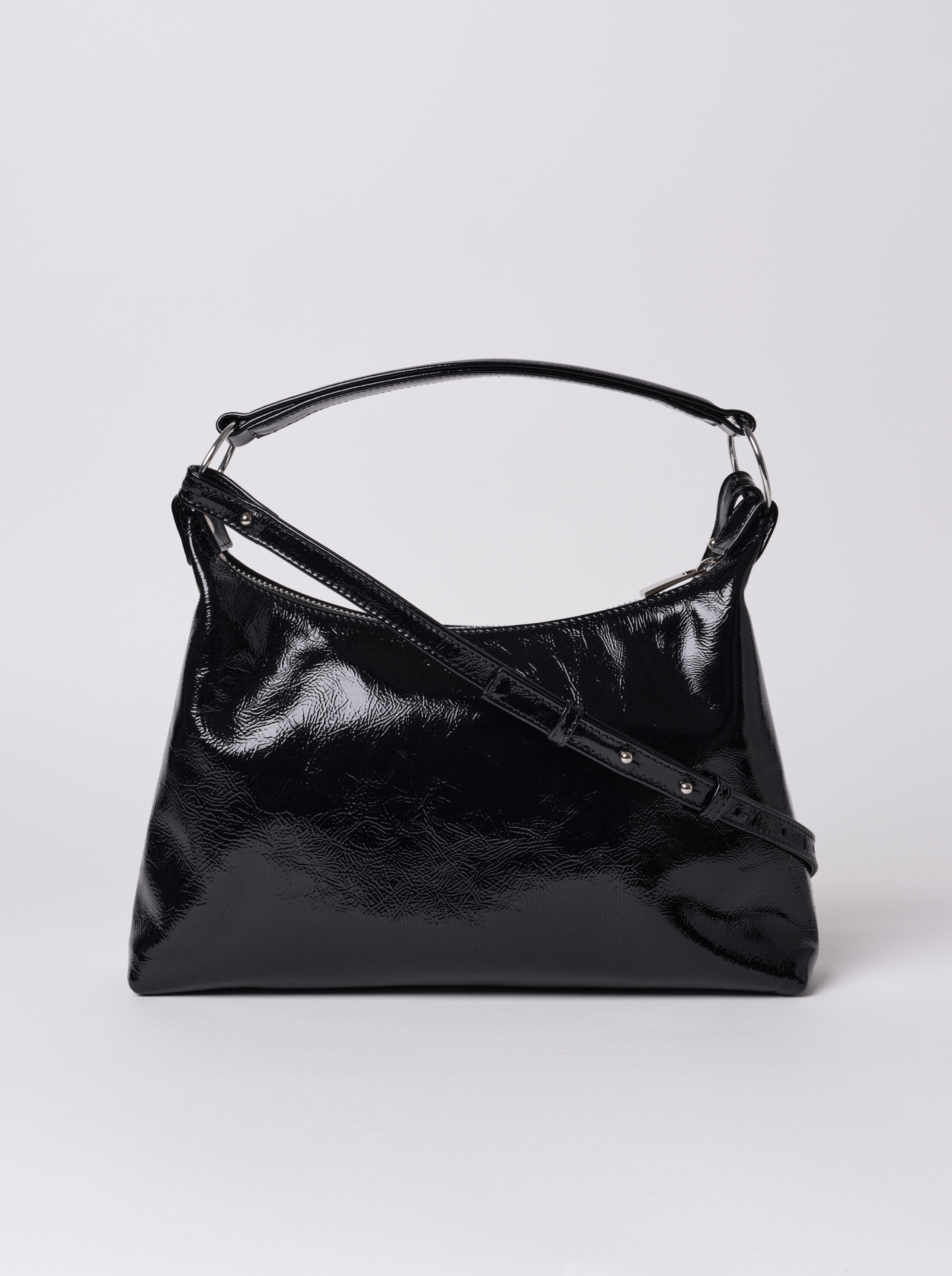 Black Baguette Bag