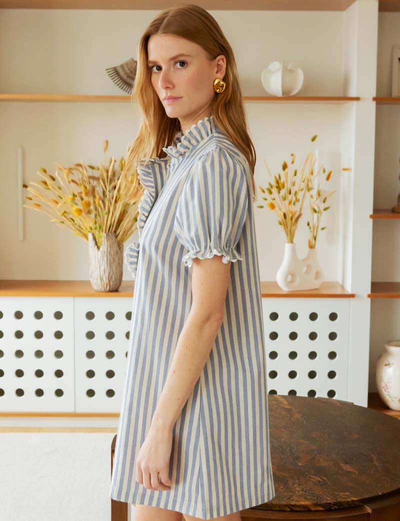Robe Bleue Leya