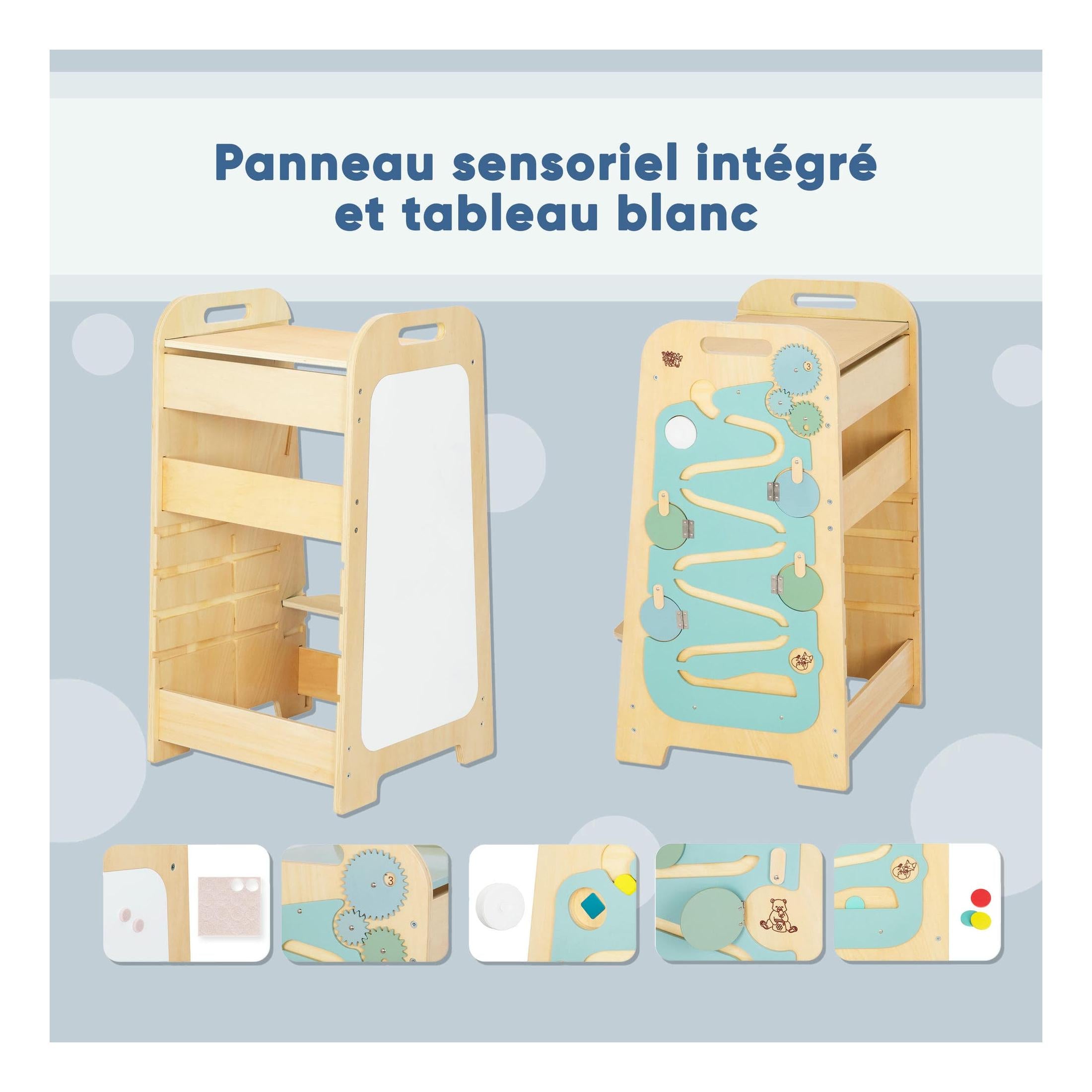 Tour D'Observation Multifonctions 5-En-1 – Play Xl Menthe & Jaune
