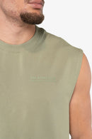 Cut Off Active Terry - Frosty Green