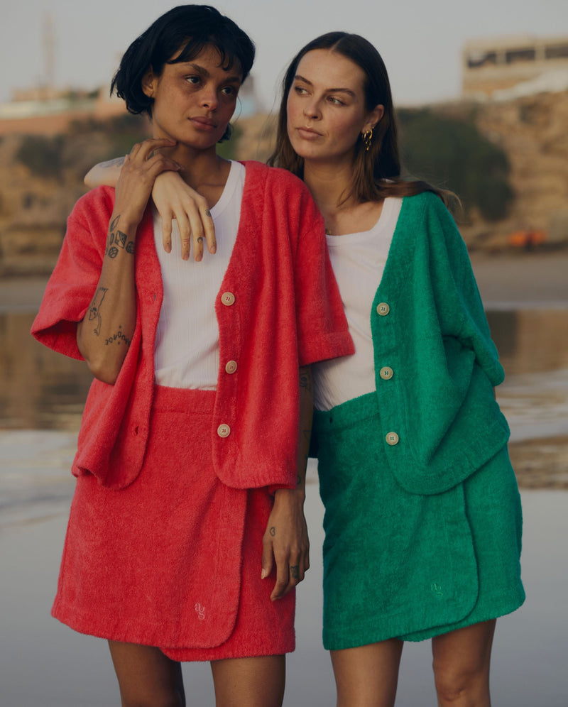 Jupe vert femme Angarde lifestyle duo