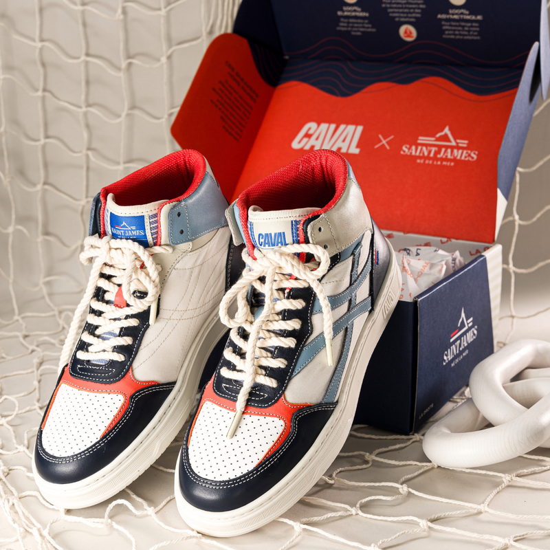 Baskets CAVAL x Saint James - Mid