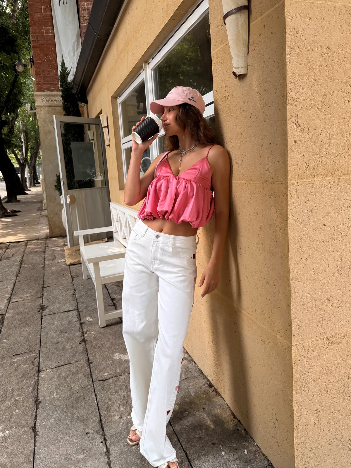 Jeans Daisy - Weiß