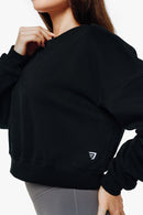 Sweatshirt Fleece  - Black