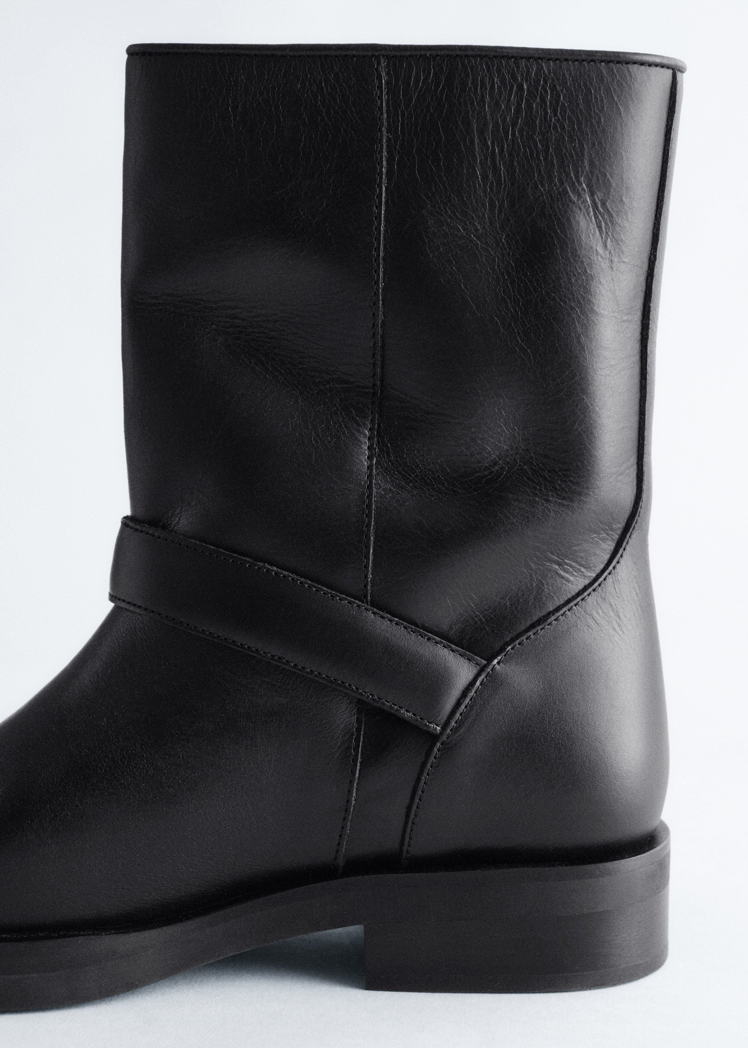 Bottes De Motard Sasha - Noires