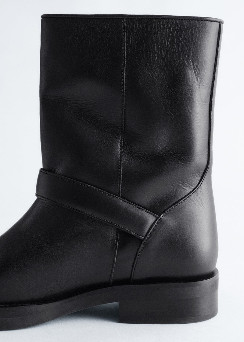 Zapatos Sasha Biker Boot - Negro - Mujer