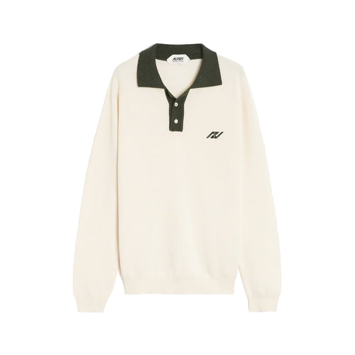 Polo Sporty Long Sleeve - Beige - Homme