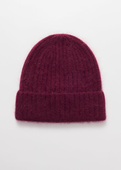 Gorro S Oat Hairy Cashmere - Rojo - Mujer